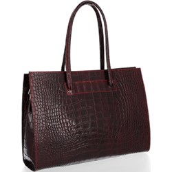 Kuferek czerwony Vittoria Gotti mieszczący a4  - zdjęcie produktu