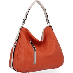 Shopper bag czerwona Hernan duża  - zdjęcie produktu