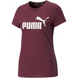 Bluzka damska Puma czerwona z napisami  - zdjęcie produktu