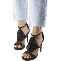 Sandały damskie Bm eleganckie na wysokim obcasie  - zdjęcie produktu