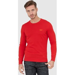 Sweter męski Aeronautica Militare czerwony  - zdjęcie produktu
