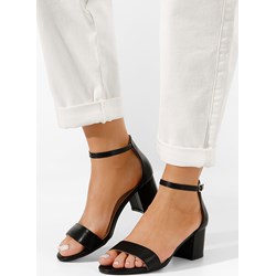 Sandały damskie Zapatos z klamrą na obcasie na lato eleganckie  - zdjęcie produktu
