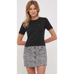 Bluzka damska Tommy Hilfiger bawełniana z krótkim rękawem  - zdjęcie produktu