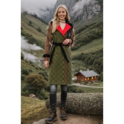Naoko-store.pl płaszcz damski zielony  - zdjęcie produktu