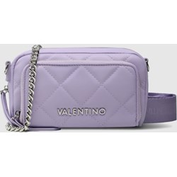 Listonoszka Valentino By Mario fioletowa glamour na ramię średnia  - zdjęcie produktu