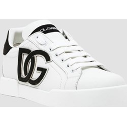 Buty sportowe damskie sneakersy białe sznurowane na platformie  - zdjęcie produktu