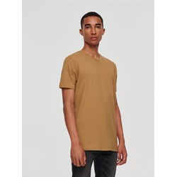 T-shirt męski House brązowy casual  - zdjęcie produktu