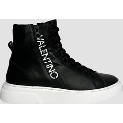 Czarne buty sportowe damskie Valentino By Mario sneakersy na platformie  - zdjęcie produktu