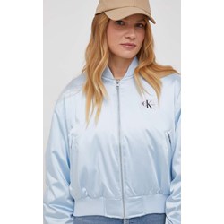 Kurtka damska niebieska Calvin Klein bez kaptura krótka  - zdjęcie produktu