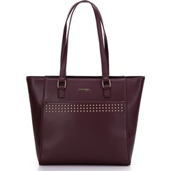 Shopper bag WITTCHEN matowa ze skóry ekologicznej elegancka na ramię  - zdjęcie produktu