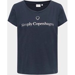 Bluzka damska Simply Copenhagen z okrągłym dekoltem  - zdjęcie produktu