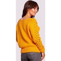 Sweter damski BeWear z okrągłym dekoltem  - zdjęcie produktu