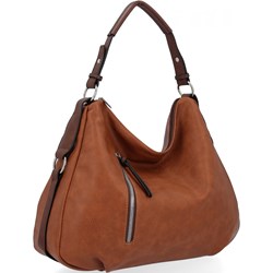 Shopper bag Hernan ze skóry ekologicznej na ramię elegancka  - zdjęcie produktu