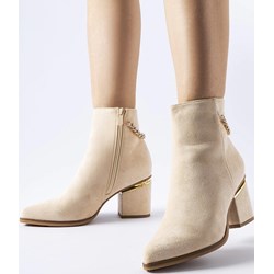 Botki Gemre casual na obcasie  - zdjęcie produktu