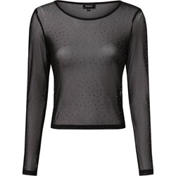 Bluzka damska czarna Aygill`s z długimi rękawami na wiosnę  - zdjęcie produktu