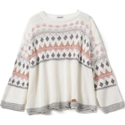 Pamami sweter damski z okrągłym dekoltem na jesień  - zdjęcie produktu
