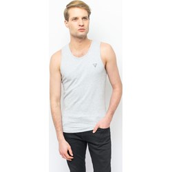Guess t-shirt męski biały casualowy z elastanu  - zdjęcie produktu
