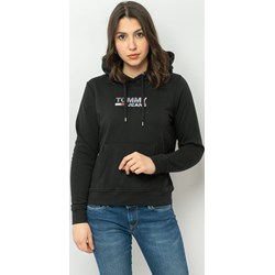 Bluza damska czarna Tommy Hilfiger dresowa z napisem  - zdjęcie produktu