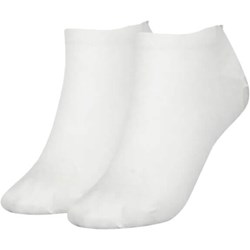 Skarpetki damskie białe Calvin Klein z elastanu  - zdjęcie produktu