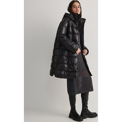 Płaszcz damski Reserved czarny casual  - zdjęcie produktu