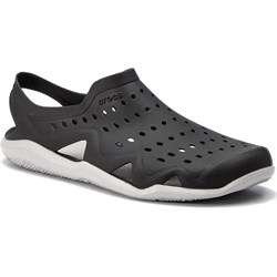 Sandały męskie czarne Crocs z gumy  - zdjęcie produktu