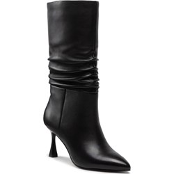Simple kozaki damskie eleganckie jesienne na zamek z cholewką przed kolano  - zdjęcie produktu