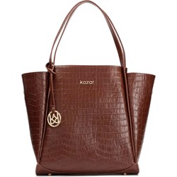 Shopper bag Kazar na ramię elegancka  - zdjęcie produktu