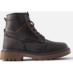 Gemre buty zimowe męskie casual brązowe na zamek  - zdjęcie produktu