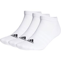 Białe skarpetki damskie Adidas Performance z napisami sportowe  - zdjęcie produktu