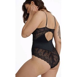 Body damskie Esotiq eleganckie czarne z elastanu  - zdjęcie produktu