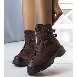 Workery damskie Gemre płaskie  - zdjęcie produktu