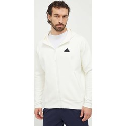 Bluza męska Adidas biała jesienna  - zdjęcie produktu