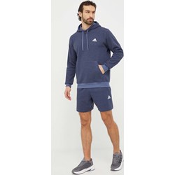 Adidas bluza męska niebieska w sportowym stylu  - zdjęcie produktu