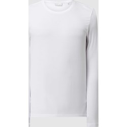 T-shirt męski biały Casual Friday z długimi rękawami  - zdjęcie produktu