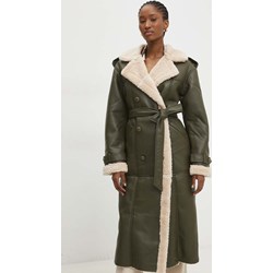 Płaszcz damski Answear Lab zielony casual  - zdjęcie produktu