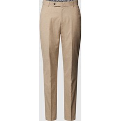 Spodnie męskie beżowe Wilvorst z wełny  - zdjęcie produktu