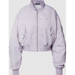 Kurtka damska Calvin Klein bez kaptura na jesień krótka  - zdjęcie produktu