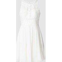 Sukienka Laona z haftami biała bez rękawów  - zdjęcie produktu