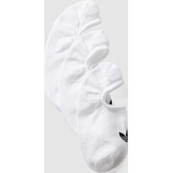 Białe skarpetki damskie Adidas Originals gładkie casual  - zdjęcie produktu