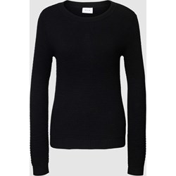 Vila sweter damski z okrągłym dekoltem dzianinowy  - zdjęcie produktu