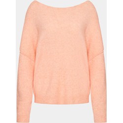 Pomarańczowa sweter damski American Vintage z okrągłym dekoltem  - zdjęcie produktu