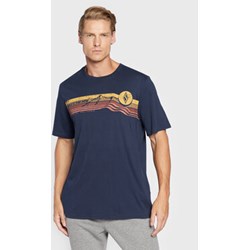 T-shirt męski Skechers granatowy w stylu młodzieżowym z krótkim rękawem  - zdjęcie produktu