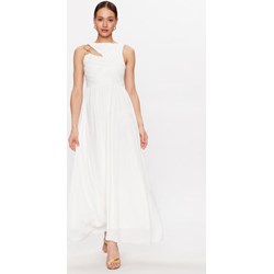 Sukienka Rinascimento biała bez rękawów z okrągłym dekoltem  - zdjęcie produktu