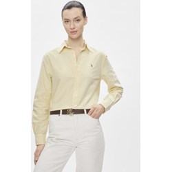 Koszula damska Polo Ralph Lauren żółta na wiosnę  - zdjęcie produktu