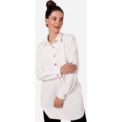 Bluzka damska BeWear z kołnierzykiem elegancka z długimi rękawami  - zdjęcie produktu