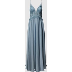 Sukienka Laona z dekoltem w serek elegancka  - zdjęcie produktu