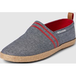 Espadryle męskie szare Tommy Hilfiger tkaninowe casualowe bez zapięcia  - zdjęcie produktu