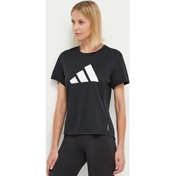 Bluzka damska czarna Adidas Performance  - zdjęcie produktu