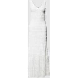 Vila sukienka biała w serek na ślub cywilny maxi  - zdjęcie produktu