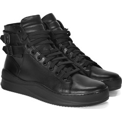 Buty zimowe męskie czarne Domeno sportowe sznurowane  - zdjęcie produktu
